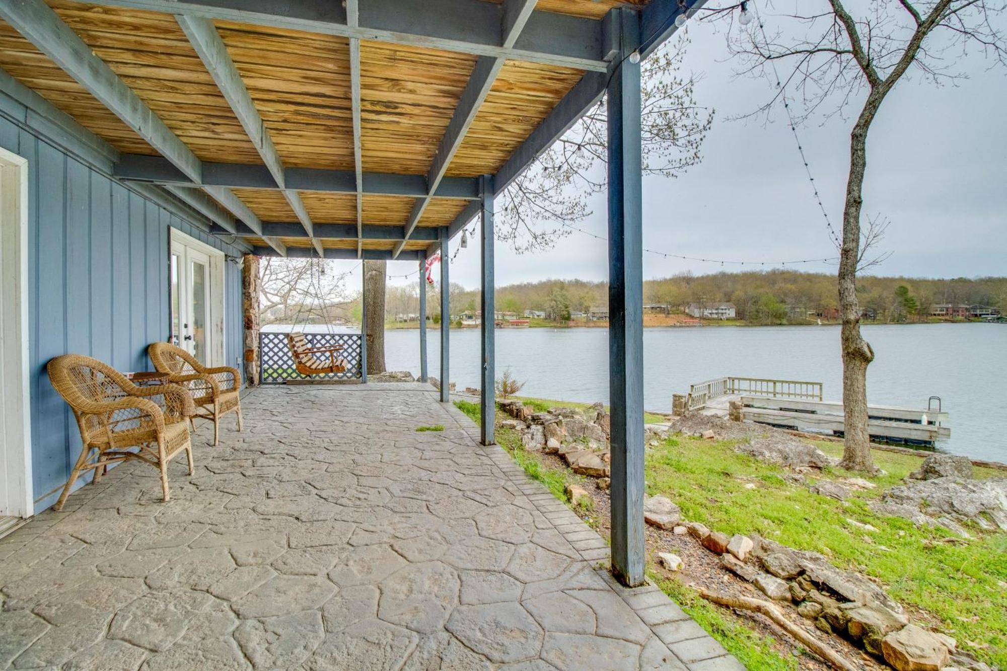 Lakefront Arkansas Abode - Deck, Grill And Fire Pit! Villa Hardy Exterior photo