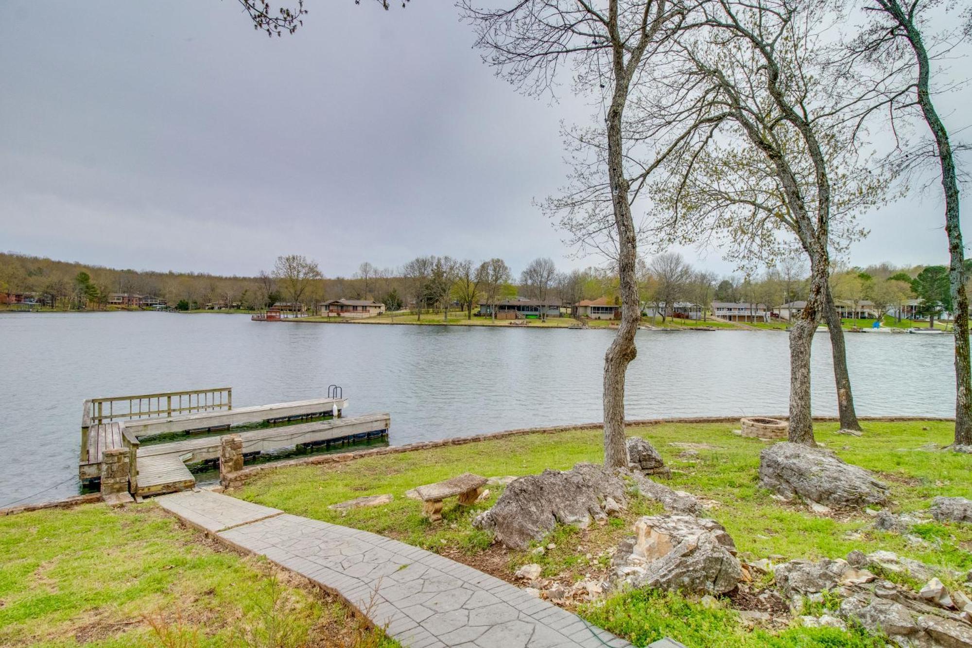 Lakefront Arkansas Abode - Deck, Grill And Fire Pit! Villa Hardy Exterior photo