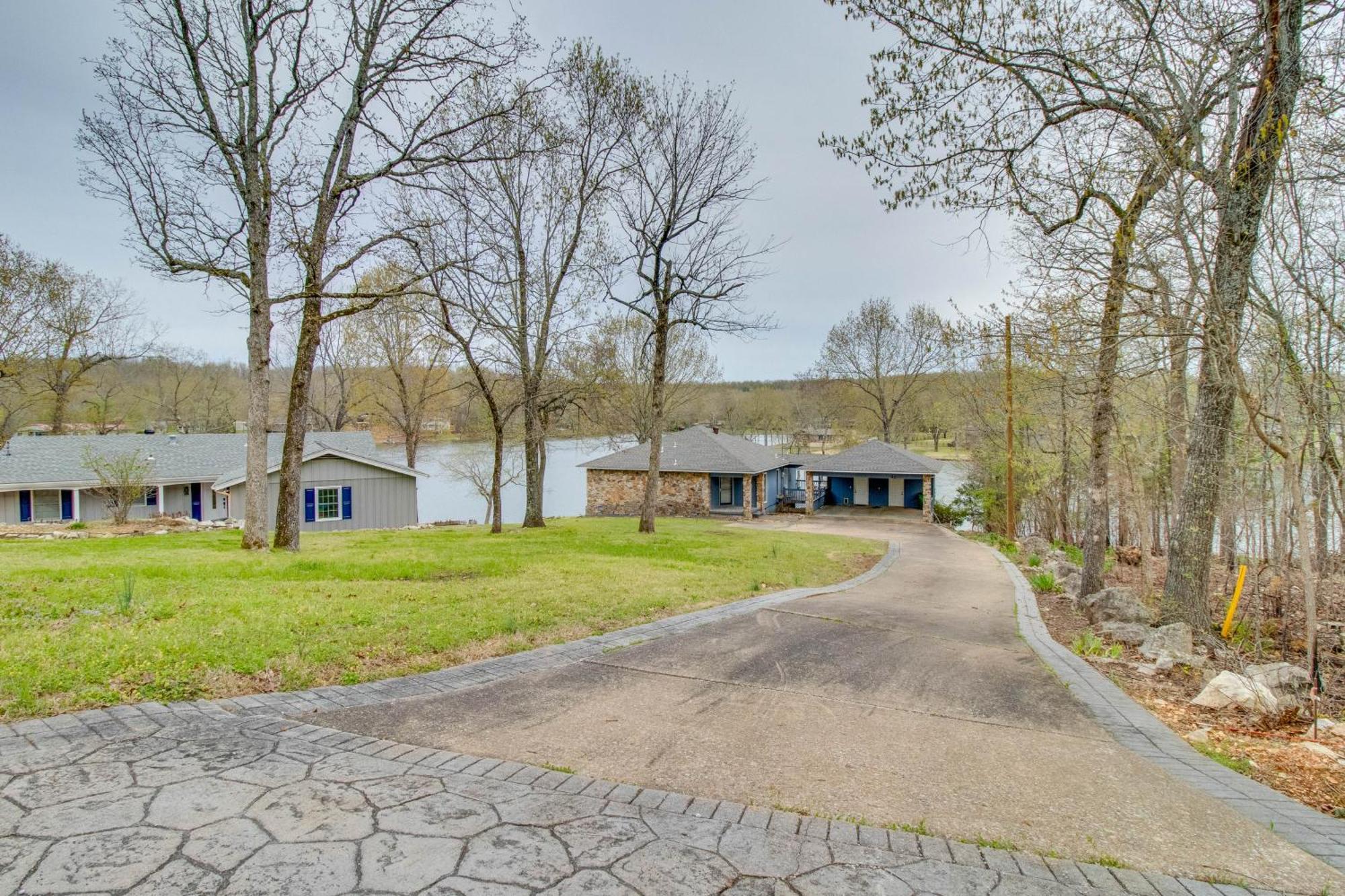 Lakefront Arkansas Abode - Deck, Grill And Fire Pit! Villa Hardy Exterior photo