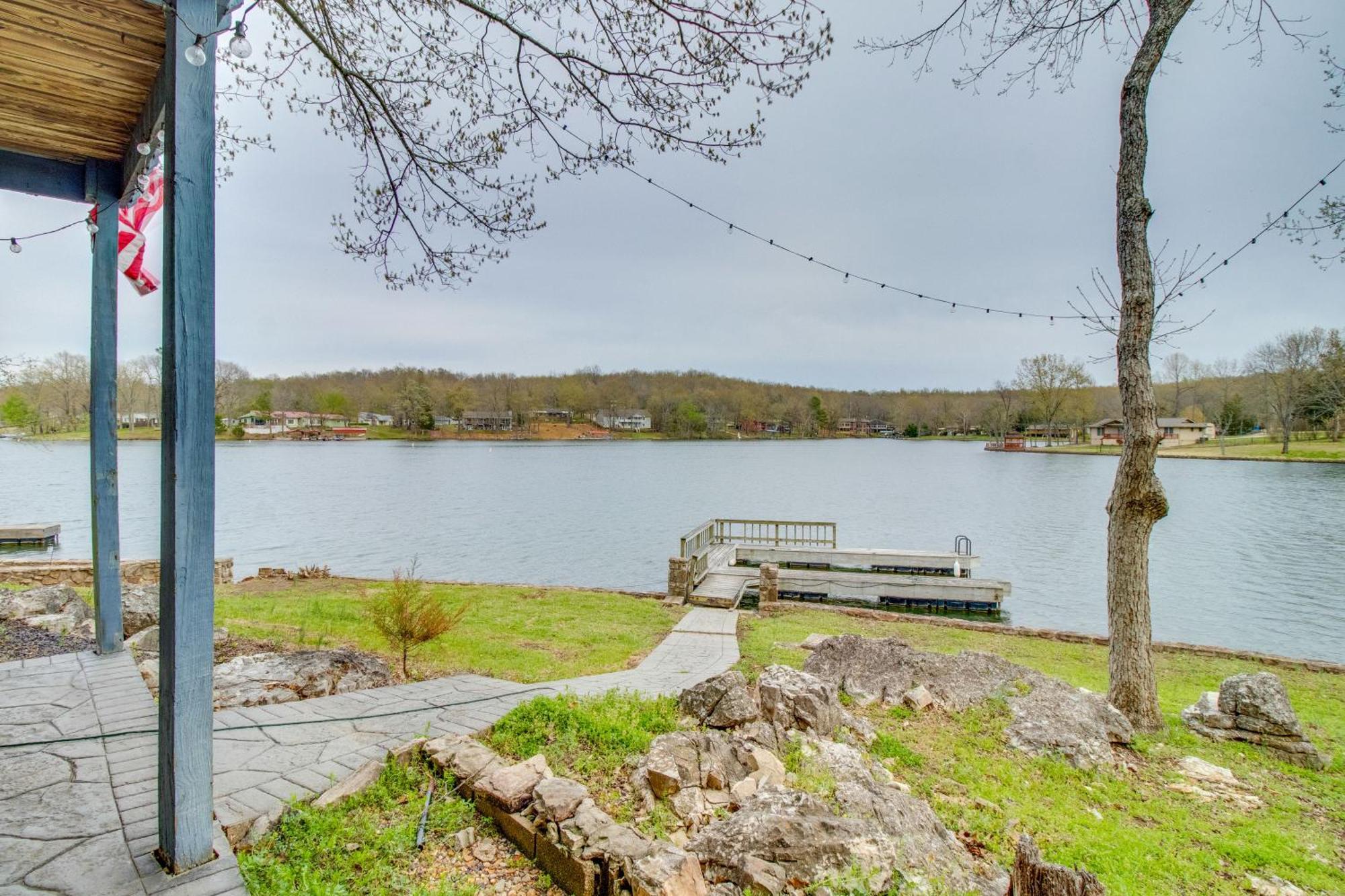 Lakefront Arkansas Abode - Deck, Grill And Fire Pit! Villa Hardy Exterior photo