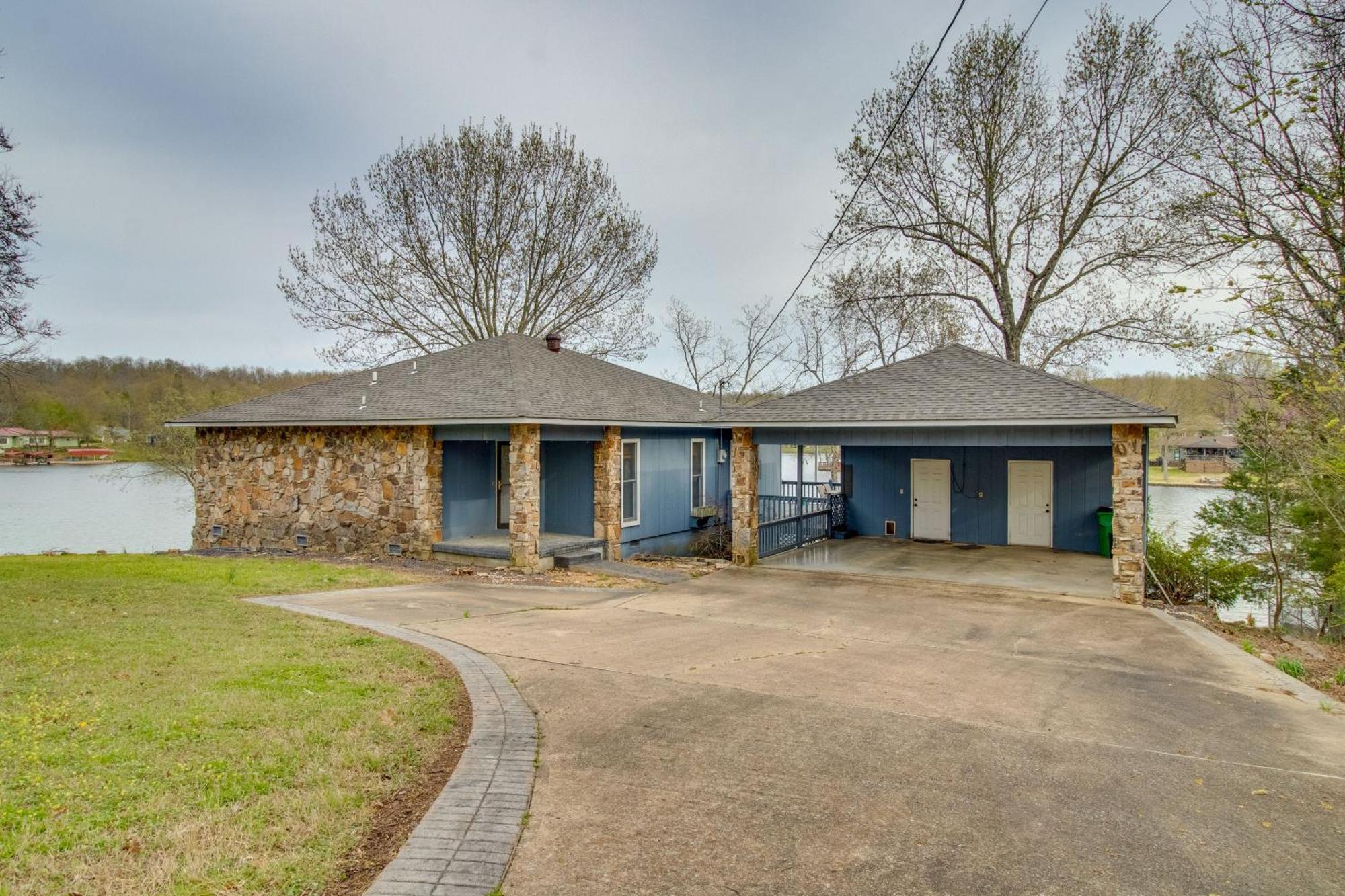 Lakefront Arkansas Abode - Deck, Grill And Fire Pit! Villa Hardy Exterior photo