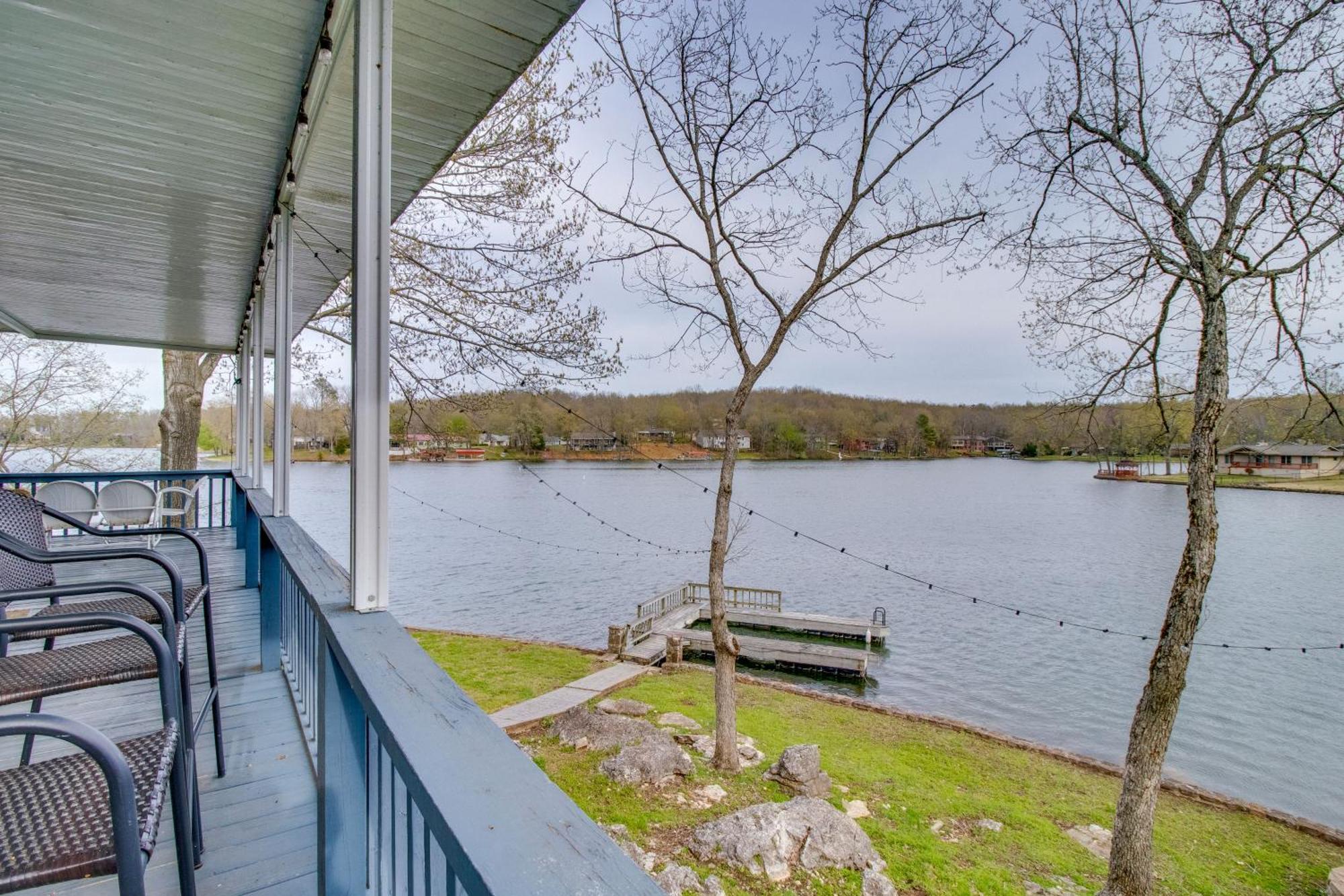 Lakefront Arkansas Abode - Deck, Grill And Fire Pit! Villa Hardy Exterior photo